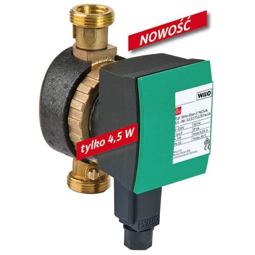 Mniej energii z pompą Wilo Z Nova