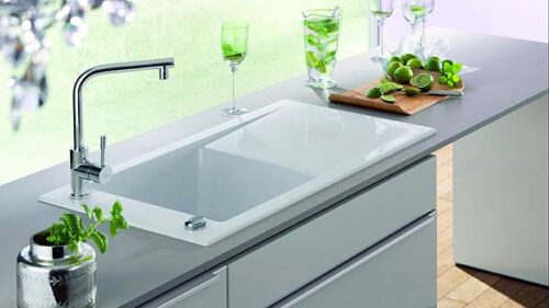 Subtelny wygląd zlewozmywaka