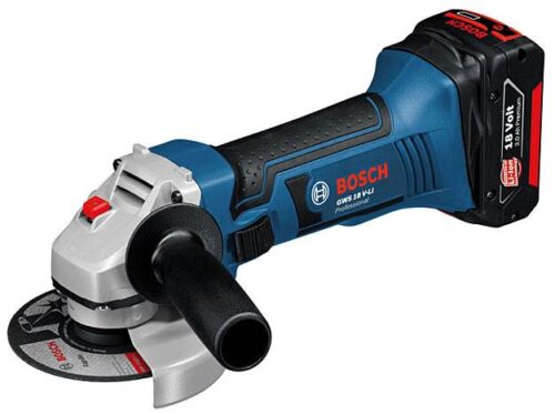 Najwydajniejsza szlifierka kątowa 18 V Bosch GWS 18 V-LI Professional z technologią litowo-jonową Premium