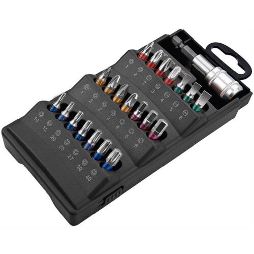 Kolorowe końcówki wkrętakowe GRAPHITE