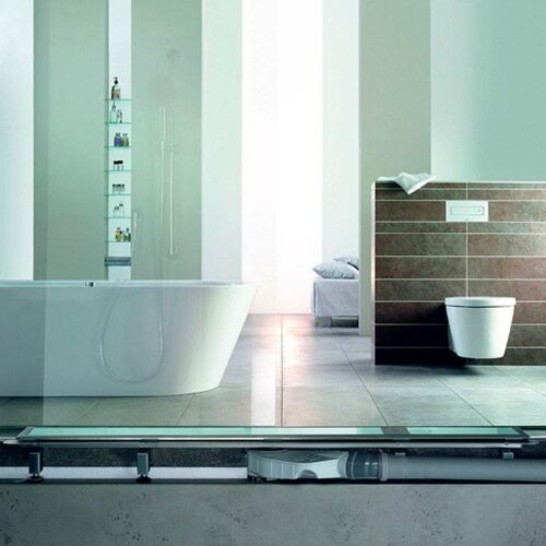 Odpływy Advantix i ruszty Visign od firmy Viega