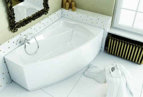 Funkcjonalne i wygodne wanny asymetryczne – wybierz idealny model do swojej łazienki