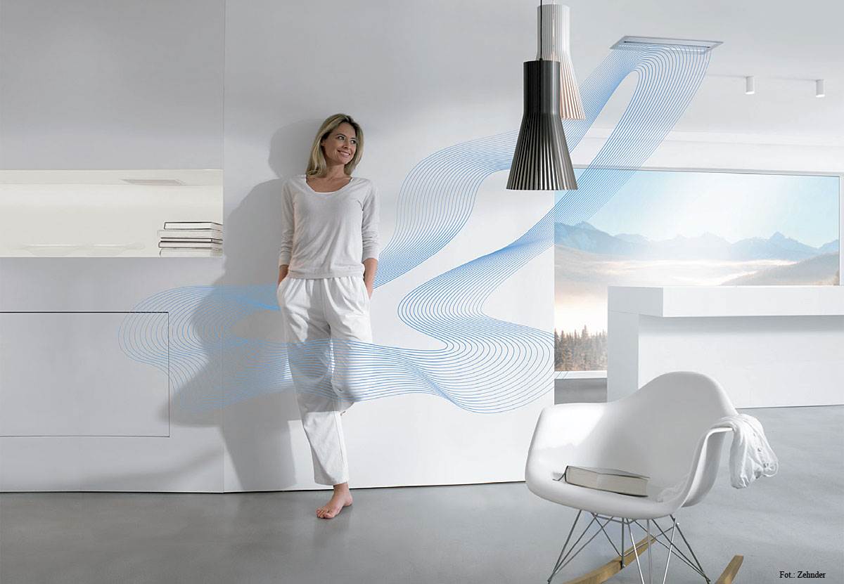 Fot. 3. Zehnder Comfosystems -kompletny, energooszczędny system komfortowej wentylacji pomieszczeń z odzyskiem ciepła, tworzący zdrowy klimat wewnątrz budynku.