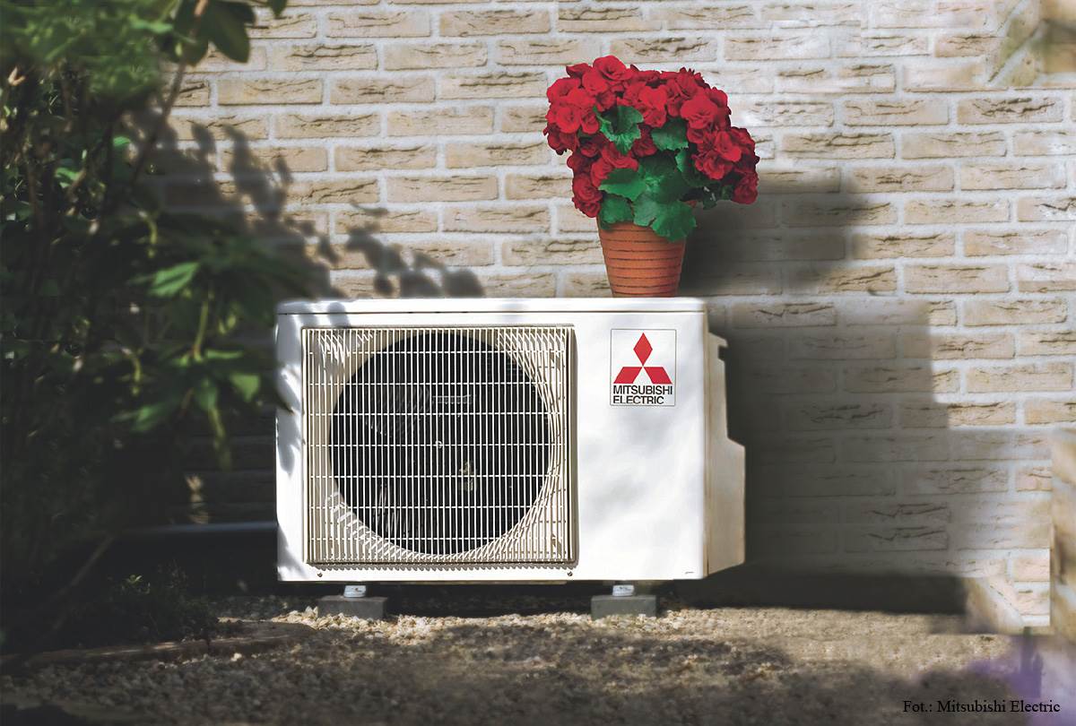 Fot. 2. Agregat o stałej wydajności grzewczej w temperaturze zewnętrznej -15°C. 