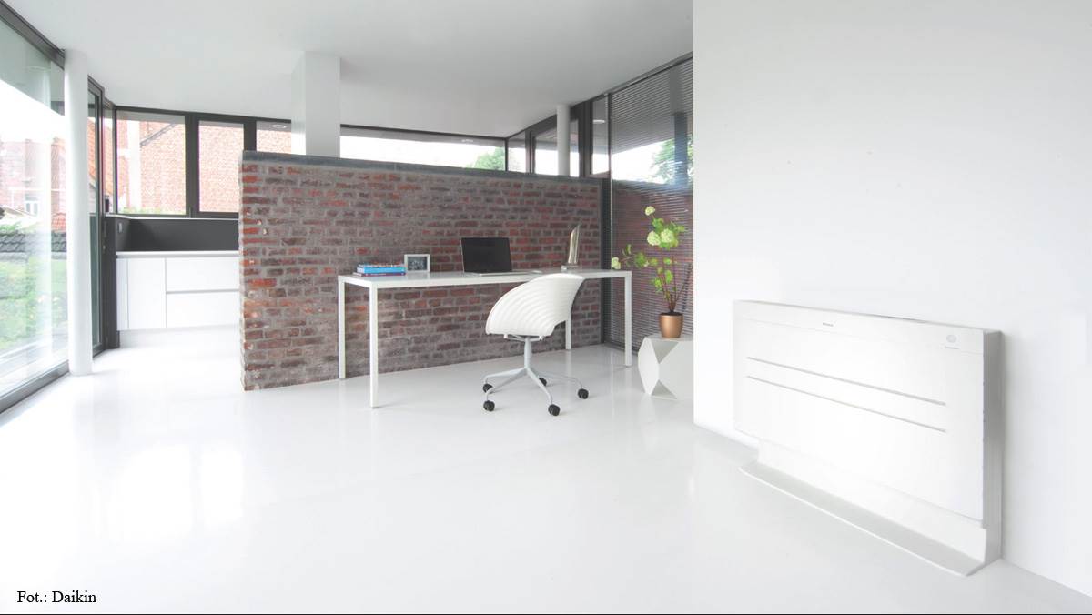Fot. 6. Wszystkie klimatyzatory Daikin, to urządzenia oparte na energooszczędnych układach pompy ciepła współpracujących z inwerterem. Dzięki temu ilość zużywanej energii dostosowywana jest do bieżącego zapotrzebowania na chłód/ciepło. 