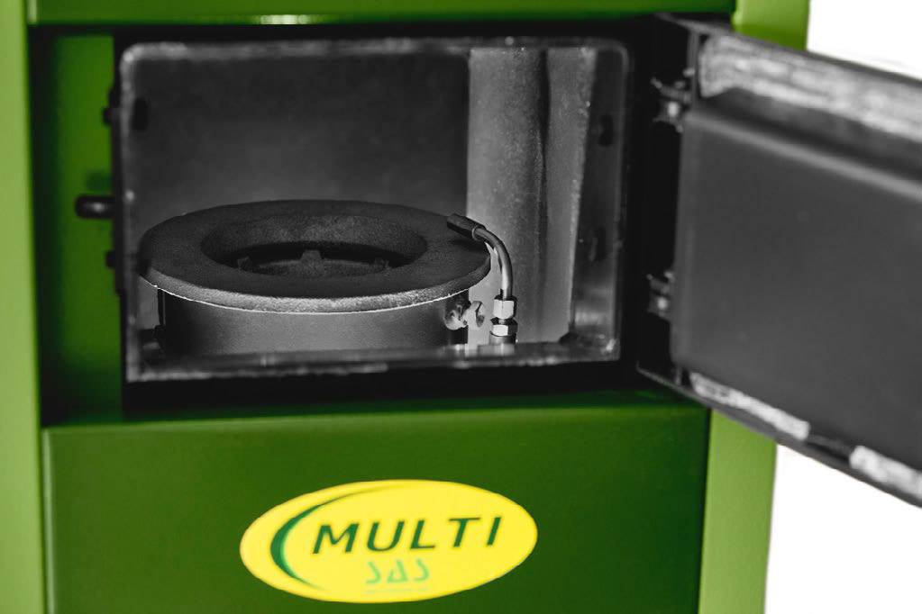 FOT. 6. Palnik retortowy z czujnikiem żaru. Fot.: SAS