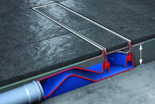 Ekstraniskie kolano odpływowe TECEdrainline