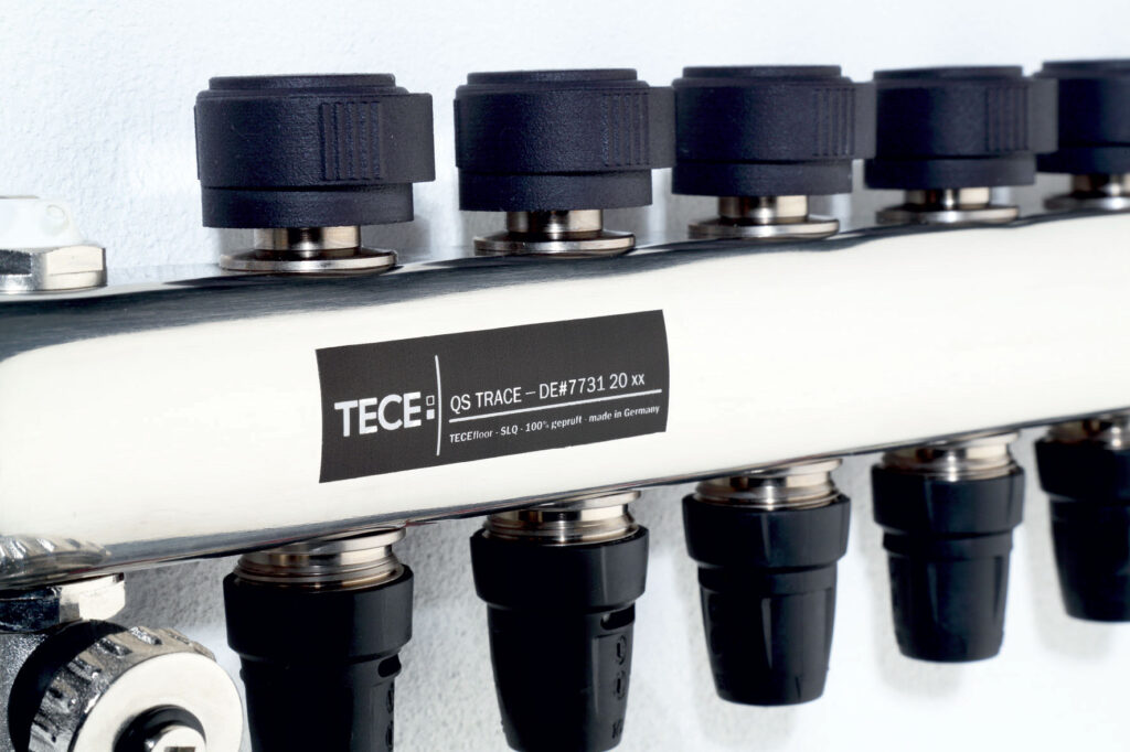 Fot. 1. Rozdzielacze ogrzewania podłogowego. Fot. TECE