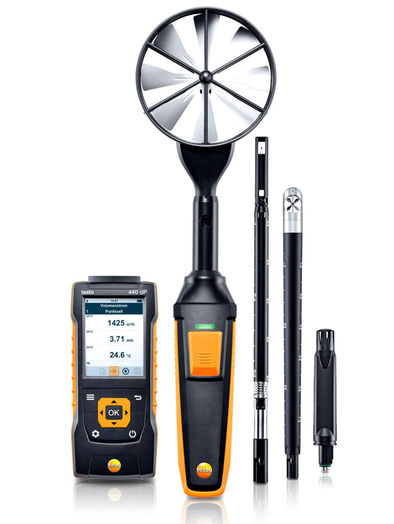 Nowy miernik wielofunkcyjny testo 440 - pomiar prędkości przepływu powietrza oraz jego jakości w pomieszczeniach
