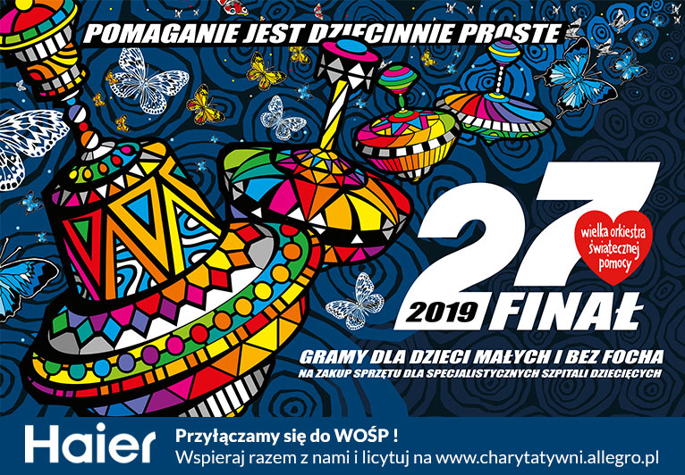 Klimatyzator Haier Dawn od 1 zł na aukcji WOŚP