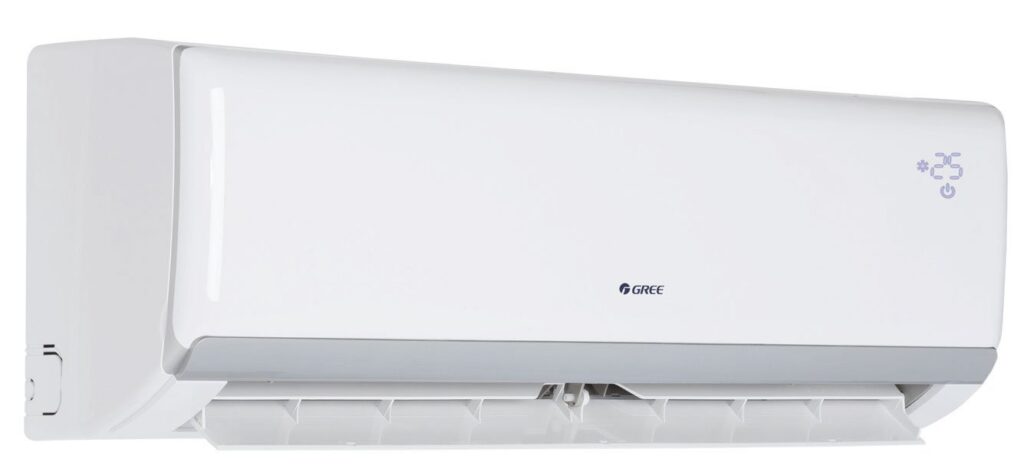 Fot. 6. Klimatyzatory typu SPLIT są wtrakcie przechodzenia na czynnik R32 który zastępuje wycofywany R410a. Fot. GREE