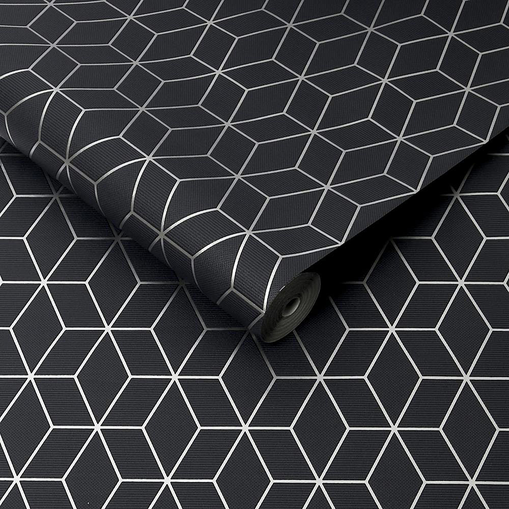 jak położyć tapetę geometryczną