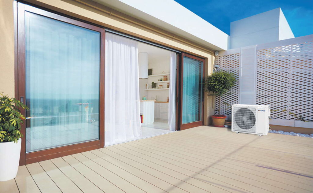 Fot. 1. W nowoczesnych jednostkach zewnętrznych dąży się do zminimalizowania hałasu generowanego przez sprężarki oraz do wysokiego poziomu sprawności przy szerokim zakresie wydajności.