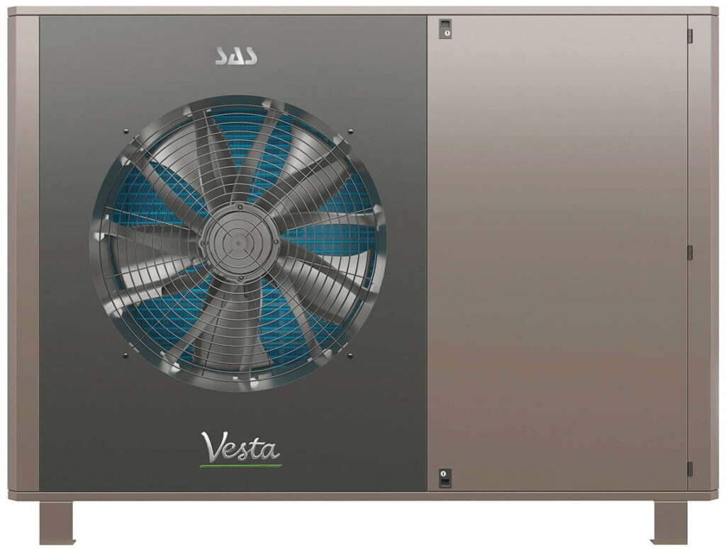 Rys. 1. Vesta - powietrzna pompa ciepła typu monoblok.