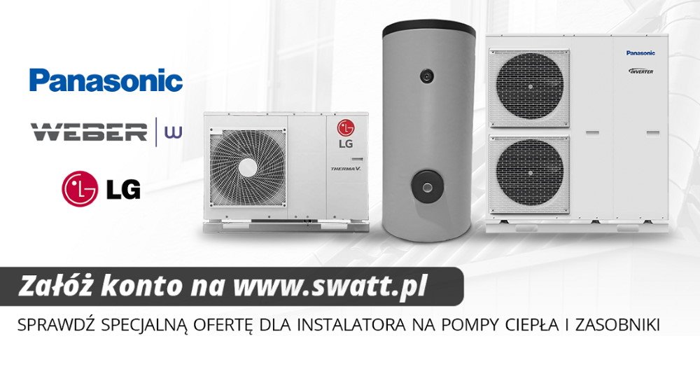 Pompy ciepła do c.o. i c.w.u. dostępne w Hurtowni Instalacyjnej Swatt.pl