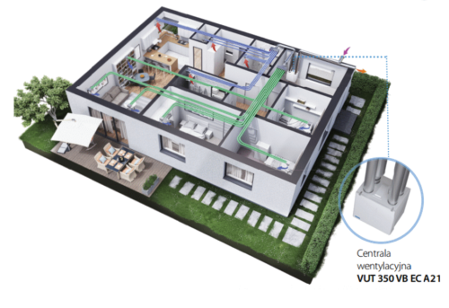 Wykroplenie wody w instalacji wentylacji mechanicznej z odzyskiem ciepła.