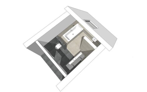 Łazienka na poddaszu – kreatywna aranżacja wnętrza z produktami firmy Viega