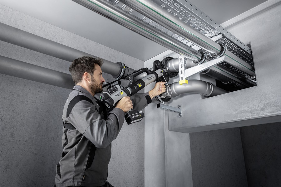 Dwa systemy zaprasowywane do grubościennych rur stalowych