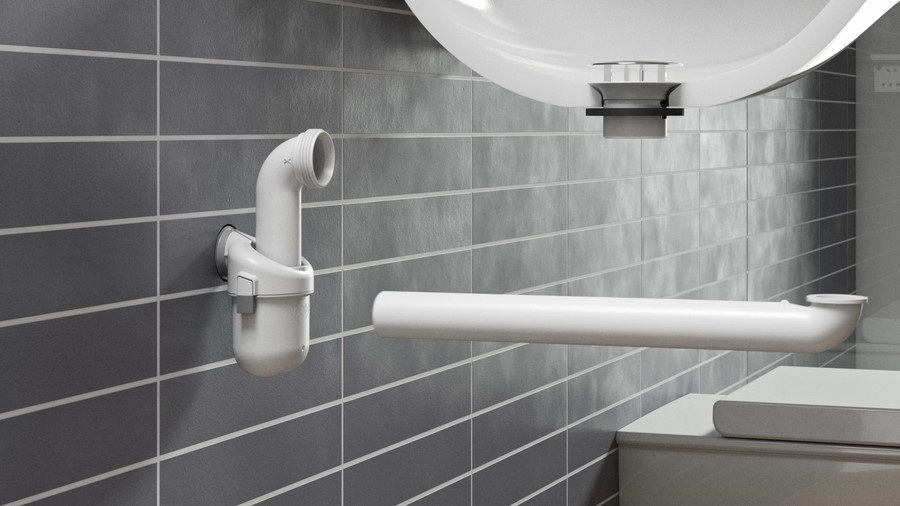 Nowy syfon oszczędzający miejsce firmy Viega