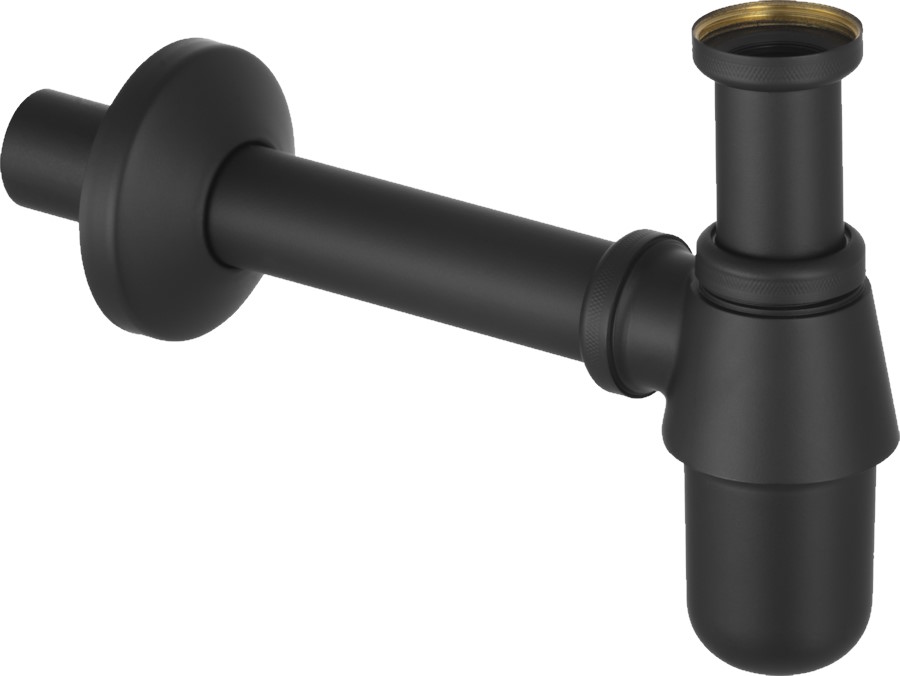 Nowe syfony umywalkowe firmy Viega w kolorze czarny mat