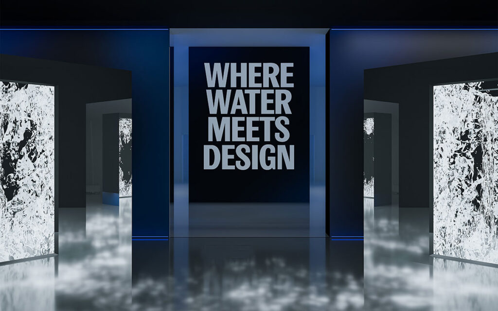 Interaktywna wystawa Geberit "Where Water Meets Design"na Design Week w Mediolanie