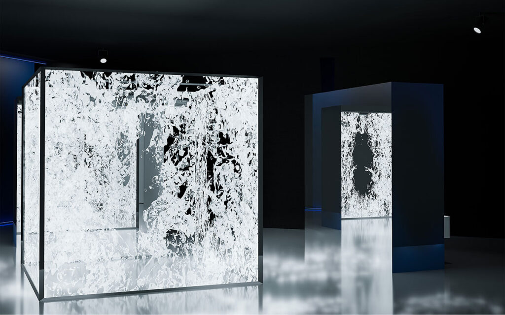 Interaktywna wystawa Geberit "Where Water Meets Design"na Design Week w Mediolanie