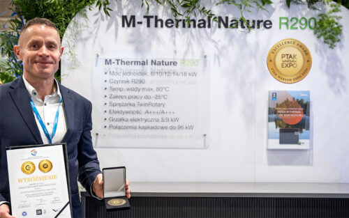 Pompa ciepła M-Thermal Nature R290 Monoblok zdobywa kolejne wyróżnienie, tym razem na Targach HVAC Expo