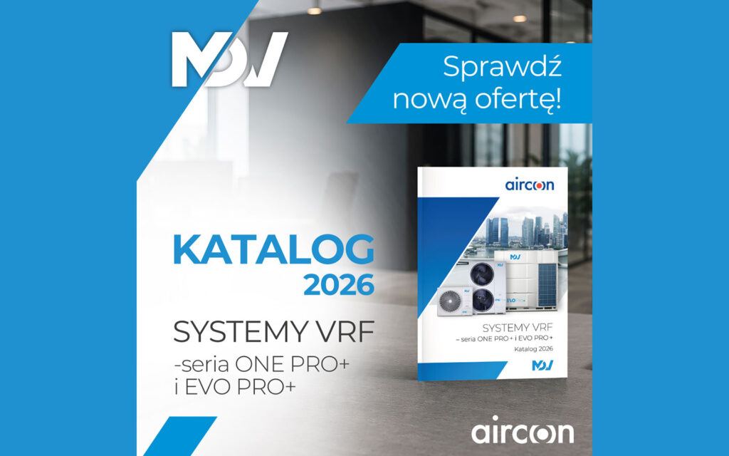 MDV prezentuje nowy katalog VRF 2026. Kompletne źródło informacji dla projektantów i wykonawców HVAC